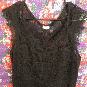 Free People bodycon lace dress